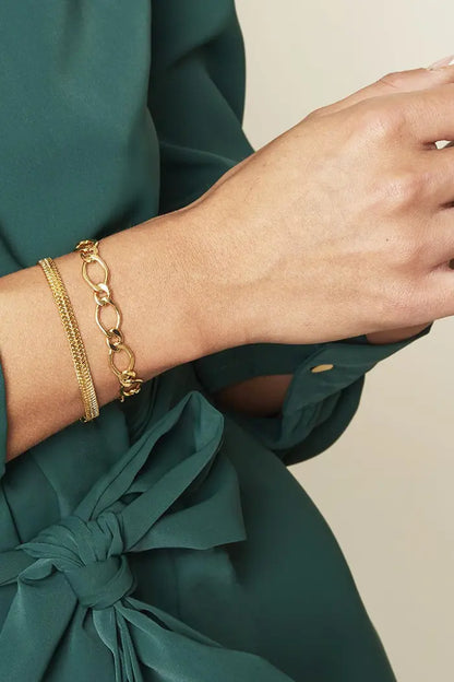Armband Snaky Chain Goud Koper