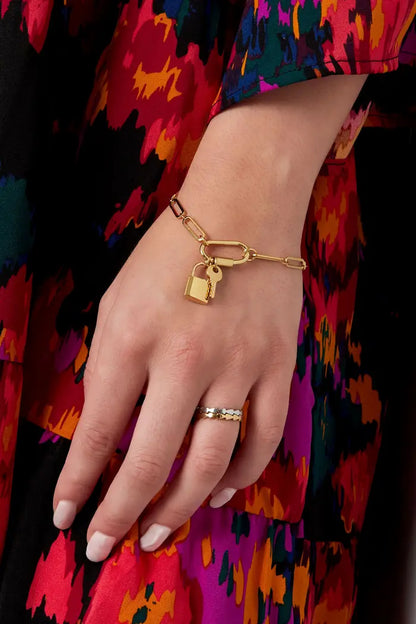 Armband schakels sleutel & slot