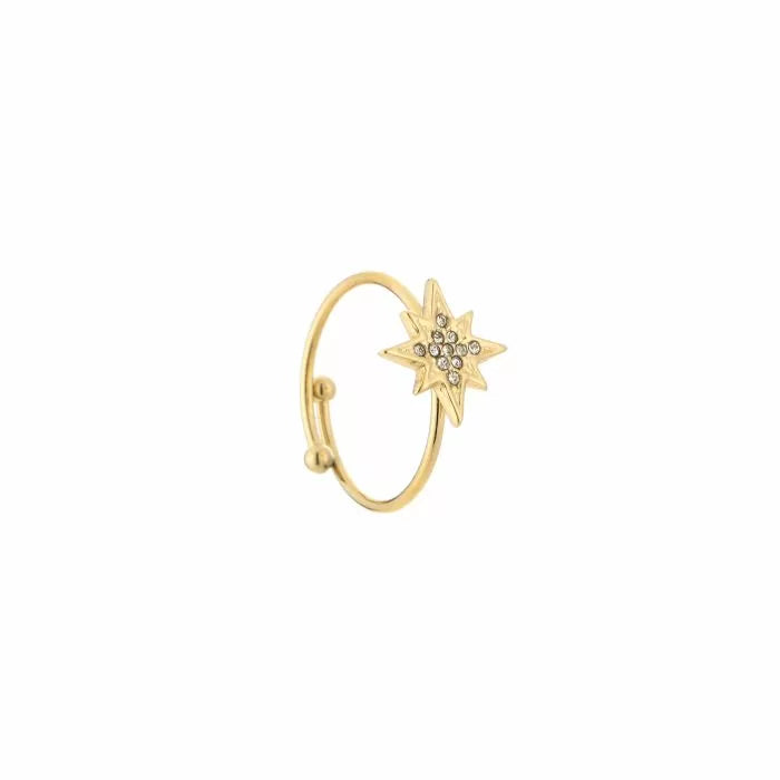 Ring morningstar strass